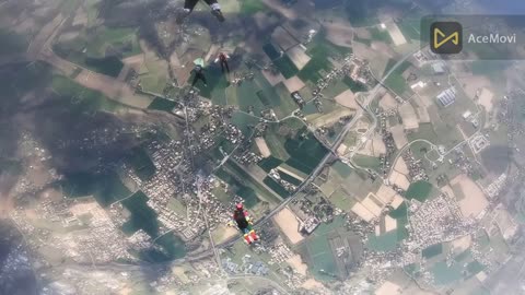 Sky Diving Jump From Plane