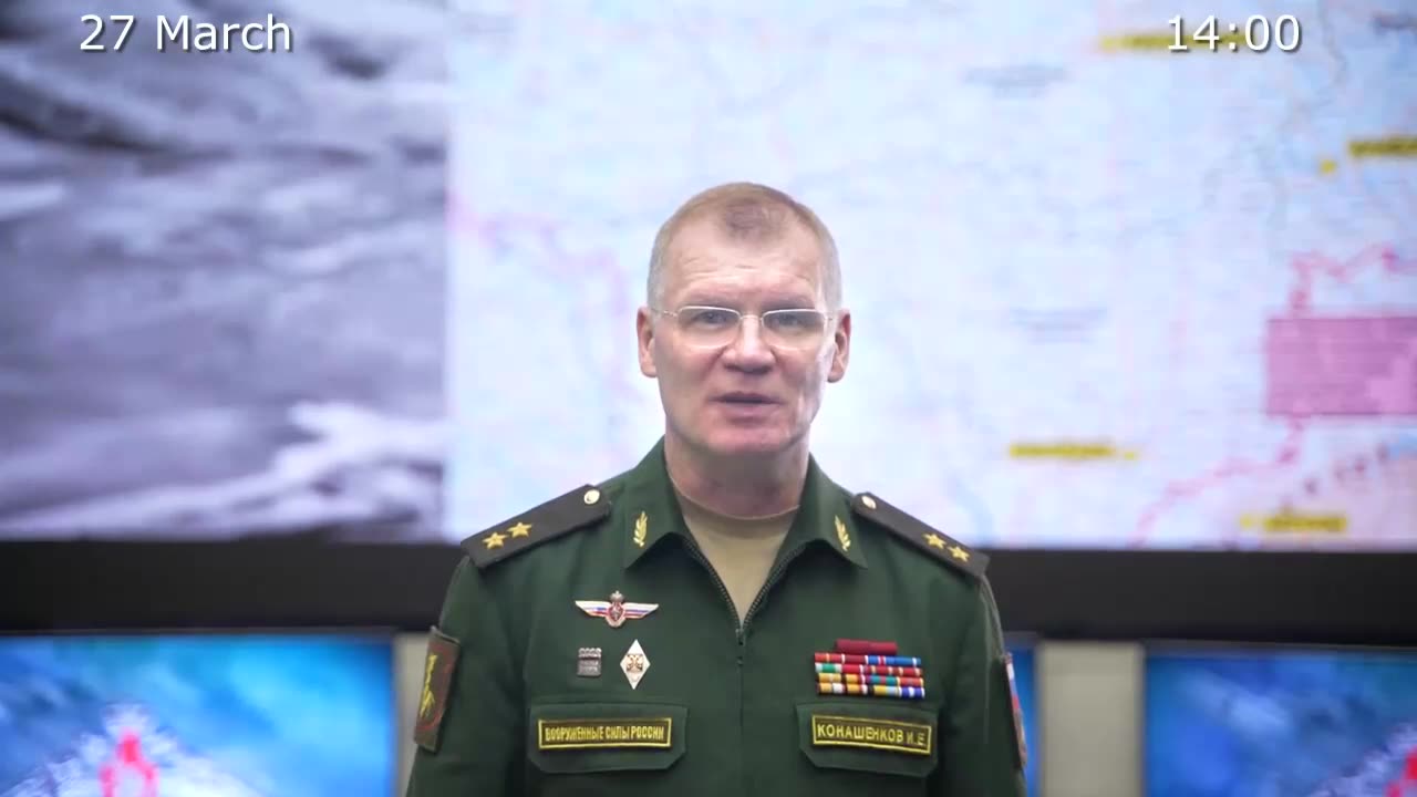 Russian Defence Ministry report on the progress of the special military operation