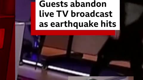 Guests leave live TV as earthquake hits Colombia