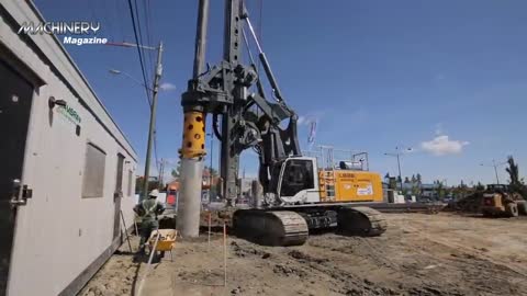 Incredible Modern Construction Equipment Machines Technology. Ingenious Extreme Construction Workers