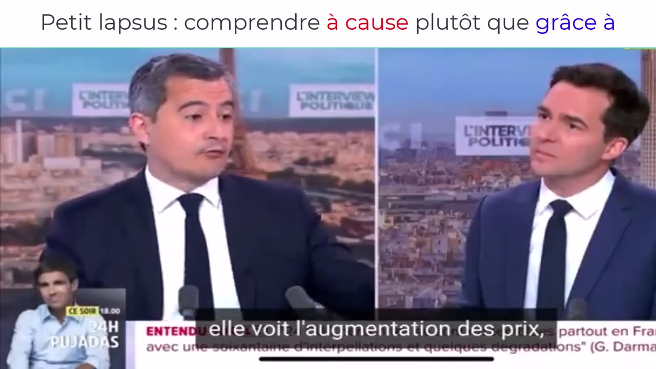 Le lapsus de Darmanin sur la reforme des retraites | Darmanin Lapsus | Lapsus de Darmanin