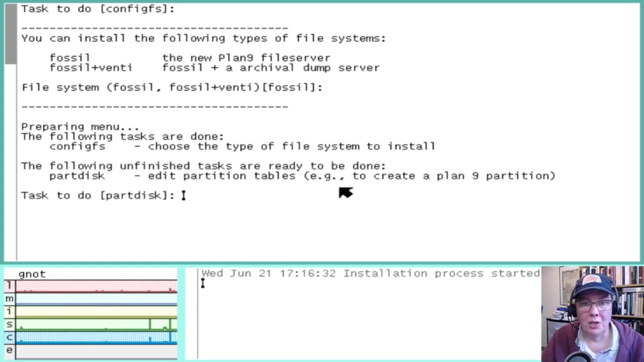 Wherein I attempt a Plan9 Installation