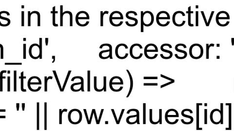 How to filter a value exactly equal to a given input in reacttable