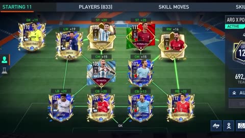 Argentina X Portugal - Best Special X Squad Builder! FIFA Mobile 23
