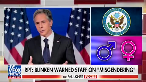 BLINKEN WARNED STAFF ON "MISGENDERING"