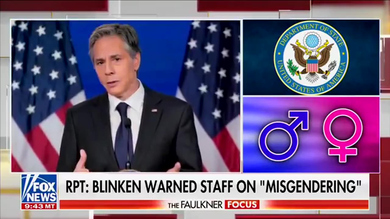 BLINKEN WARNED STAFF ON "MISGENDERING"