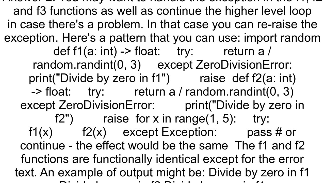In Python after a function call triggers an except block how to immediately break out of the curren
