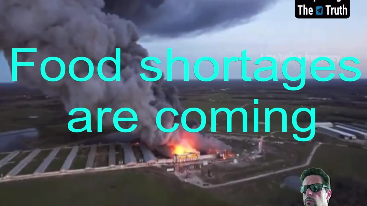 Food shortages are coming 🥷 chicken farms have been set on fire in the past 24 hours across Texas.