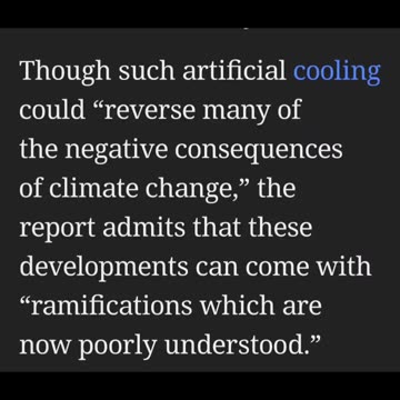 Prophecy playing out