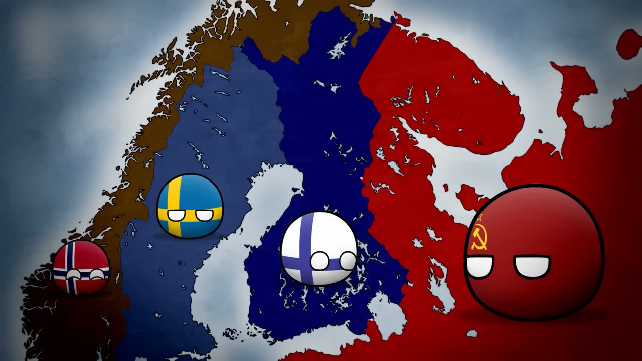 History of Finland, Norway and Sweden - Countryballs