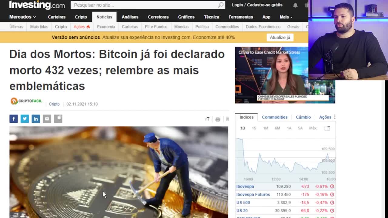 Até quando o BITCOIN PODE CAIR_ Quando ele vai bater 1 MILHÃO___