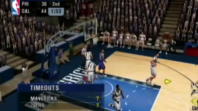 NBA Inside Drive 2003 Sixers vs Mavericks