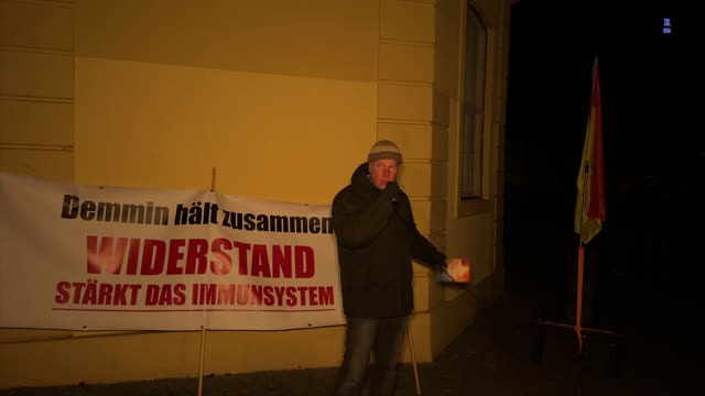 Demmin - Eröffnung der Kundgebung 24-11-2022