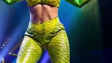 Girl fusion with snake on #AGT live #shorts