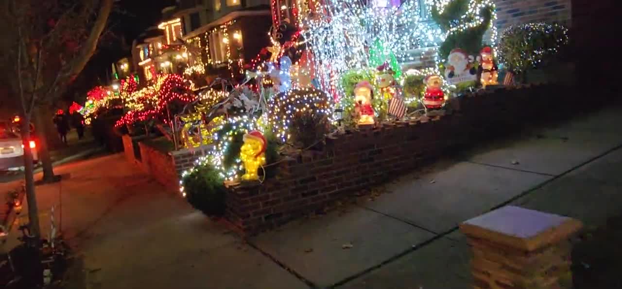 Walking Dyker Heights NYC's Best Decorated Neighborhood #christmas 🎄