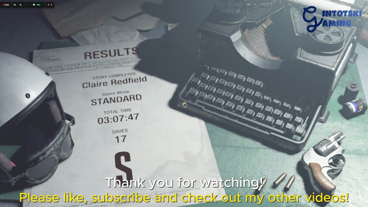 RE2R Claire Redfield First Run - Laboratory