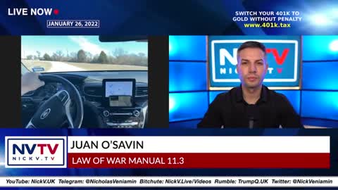 Juan O'Savin UPDATES 1/26/22