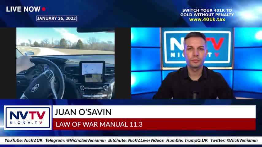 Juan O'Savin UPDATES 1/26/22