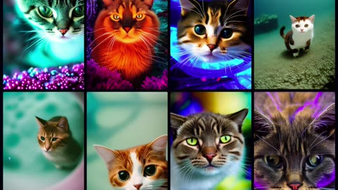 CUTE CATS in COLOR! (Watch in 4K)