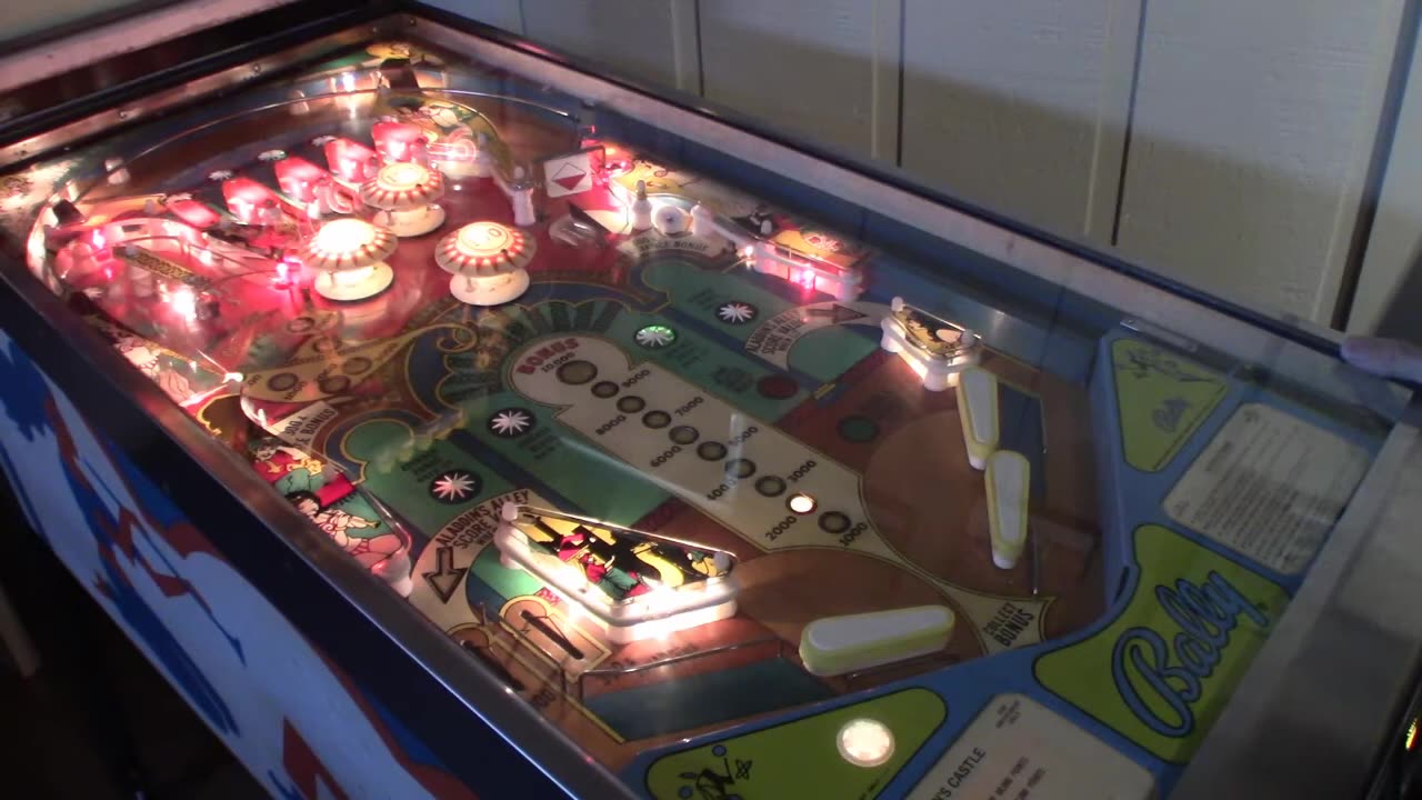 1976 Bally Aladdin's Castle Pinball Machine - Gameplay! Video 27