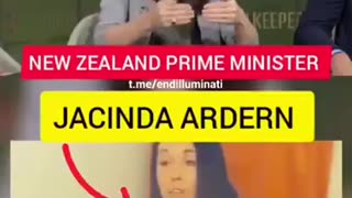 Jacinda Arden the crack head World Economic Forum Globalist Puppet.