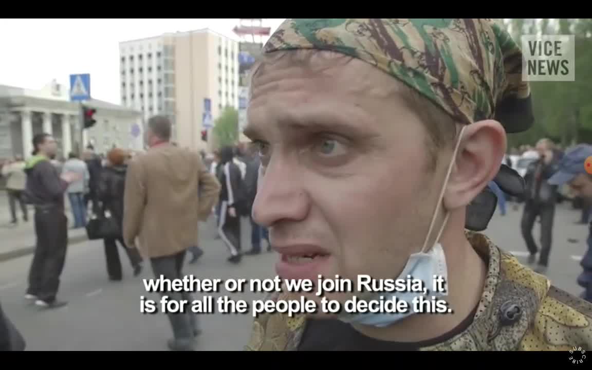 Ukraine escalating to the war. Weapons against protesters