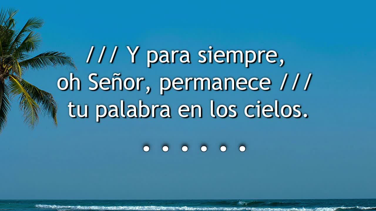 268 - Lámpara es tu Palabra