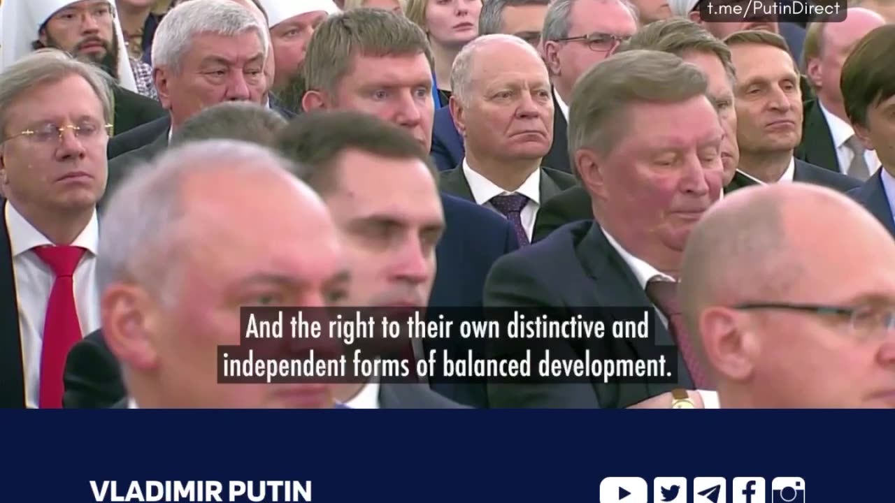 Putin on growing resistance movements in the West