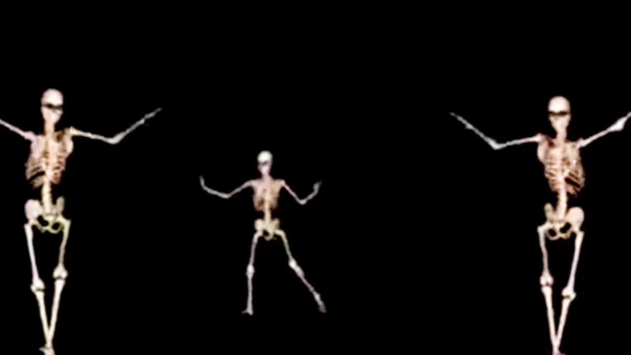 Dance free.... And this time the beautiful dance of skeletonsn