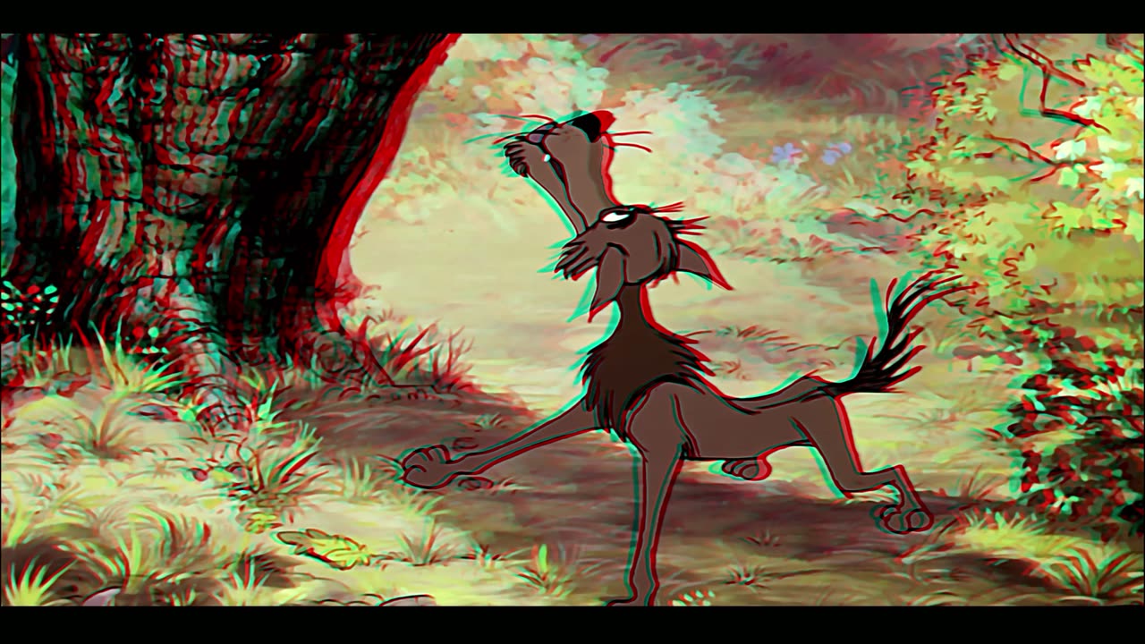 3D Anaglyph The Sword in the Stone 4K SUPER SCALE 80% MORE BACKGROUND DEPTH P15