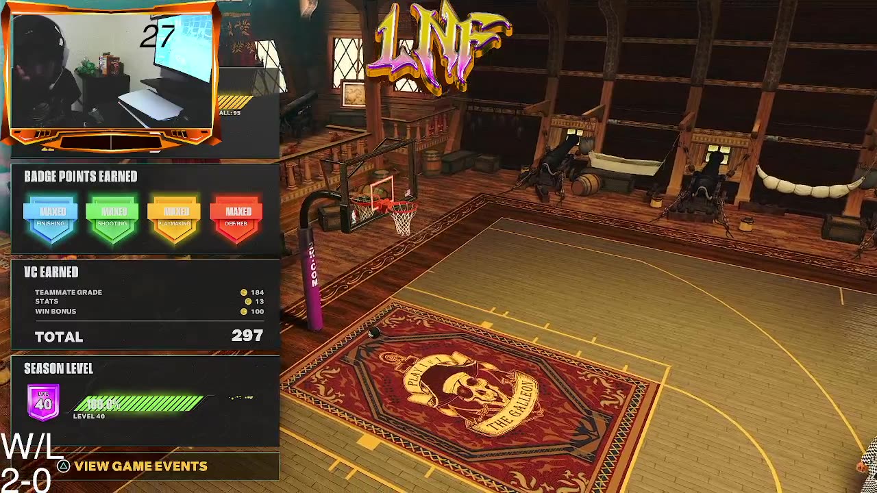 Day 6 - 1v1 Galleon (7 Game Streak) - Grind For 2k Logo - 1 Of Da Goats - #LNF