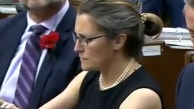 Chrystia Freeland is a slob