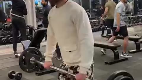 Harisrauf training in gym