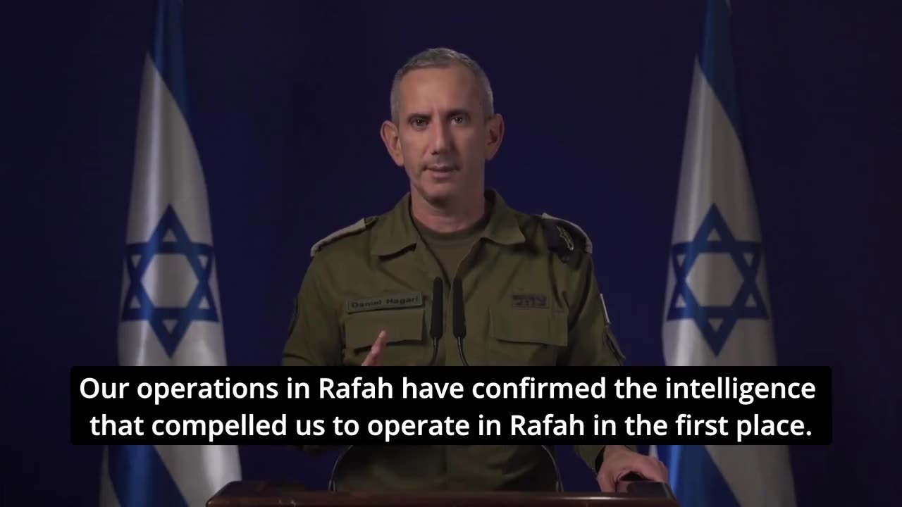 The IDF spokesman officially confirms that the hostages are being held in Rafah.