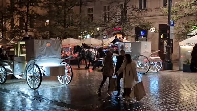 Downtown Krakow Poland