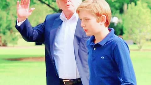 Trump and His Son Album of Enjoyment