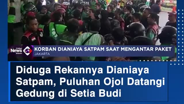 Suspected of his partner being molested by him, dozens of oodles came to the building in la Budi