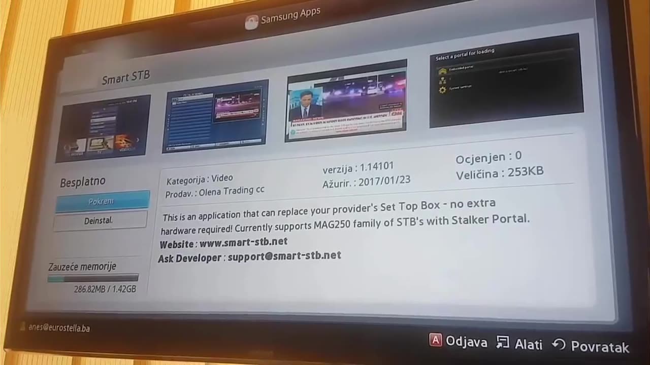 SMART STB APP how to install and add IPTV list on your TV