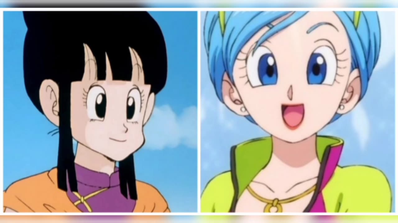 Bulma and Vegeta in dragon ball z