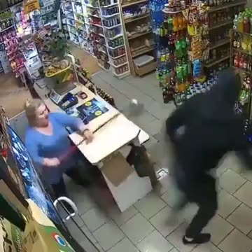 She's cleaning up the neighbourhood