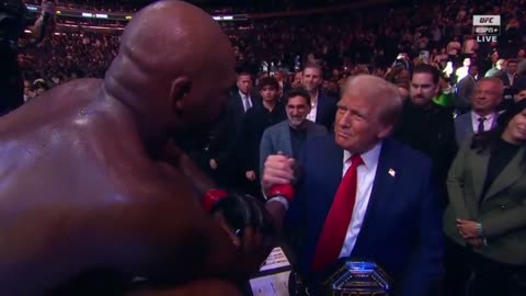 Everyone loves Donya, even the UFC fighters.....