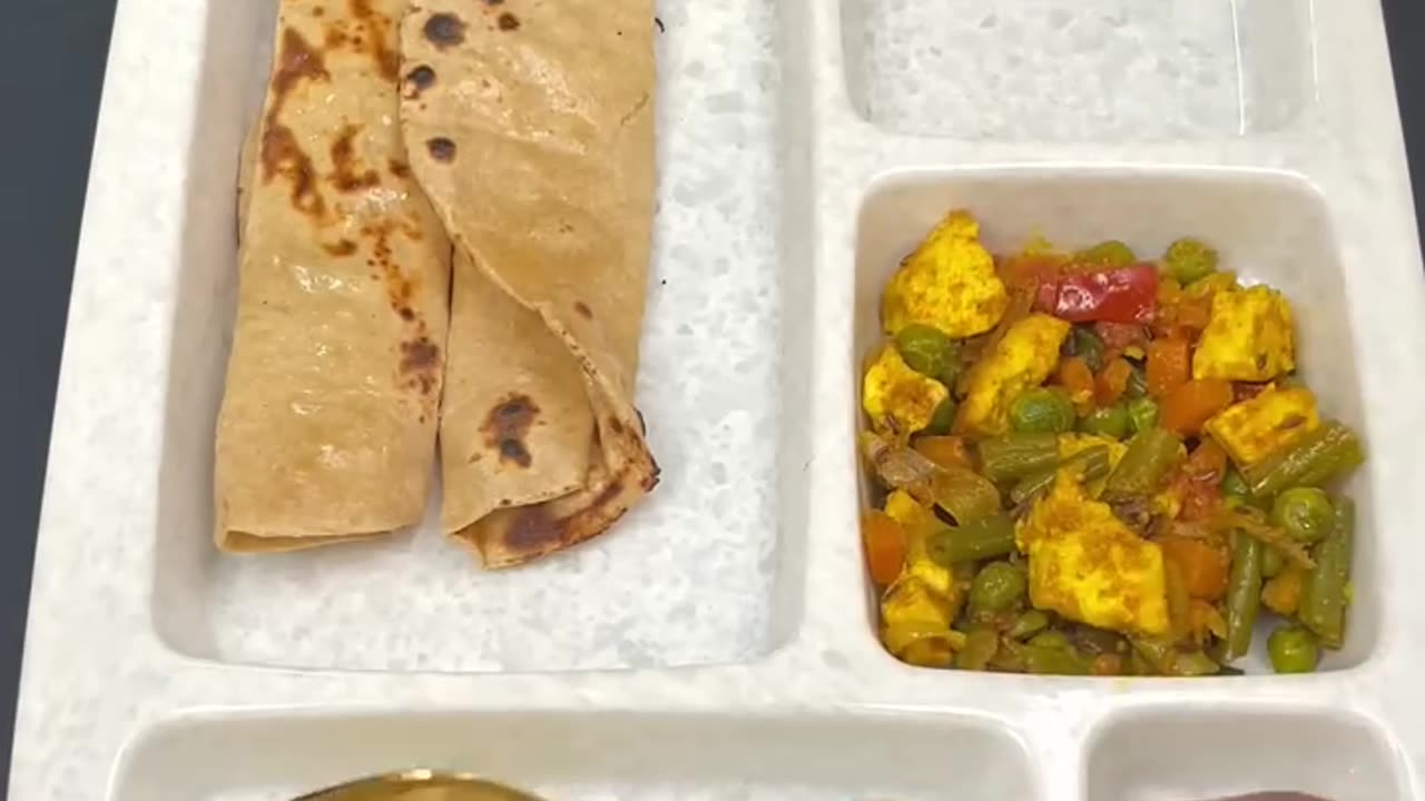 Office thali #lunch #shorts #lunchthali