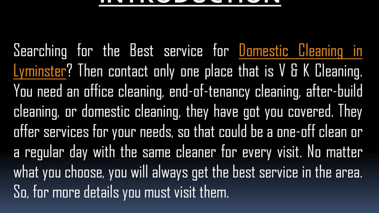 Best service for Domestic Cleaning in Lyminster