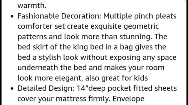 BEDSURE King Size Comforter Set - Bedding Set King 8 Pieces,