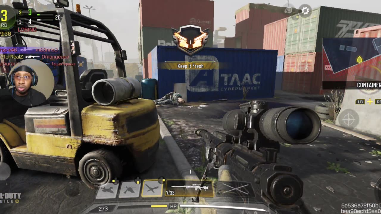 With the sniper