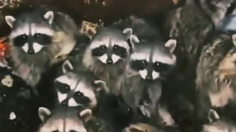 "Raccoon Rescue: Brave Samaritan Saves Trapped Trash Pandas"