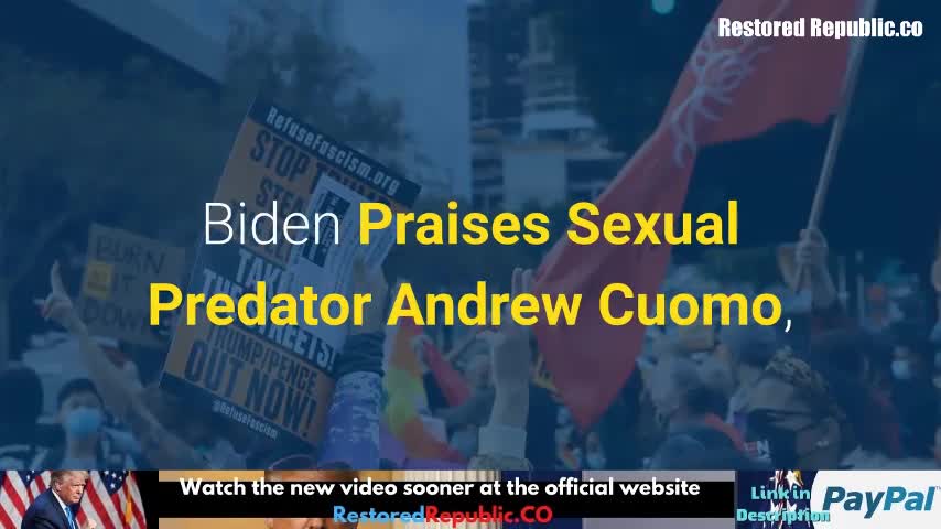 Biden Praises Sexual Predator Andrew Cuomo, Gets Testy With Reporter For Bringing Up Scandal