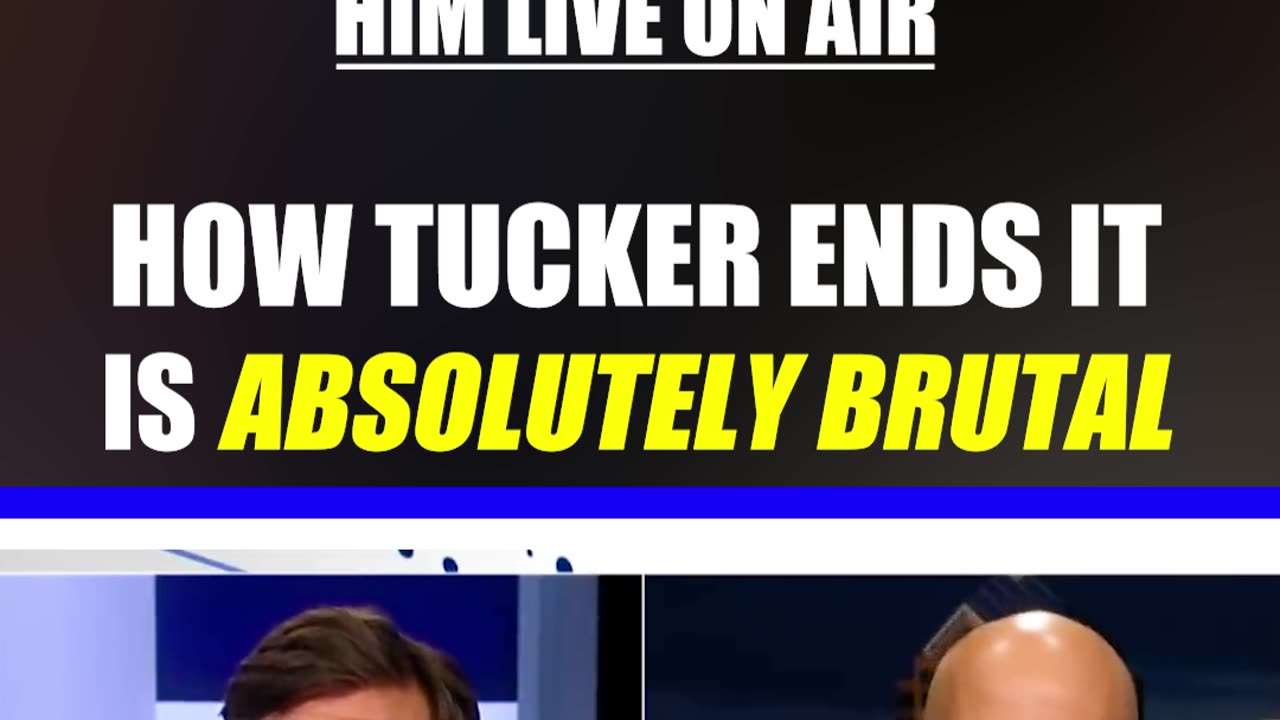 Angry woke professor is humiliated by Tucker Carlson live on air.