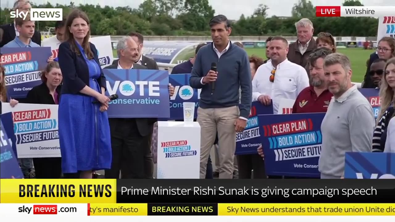 PM heckled by GP over the state of the NHS _ General Election 2024 Sky News