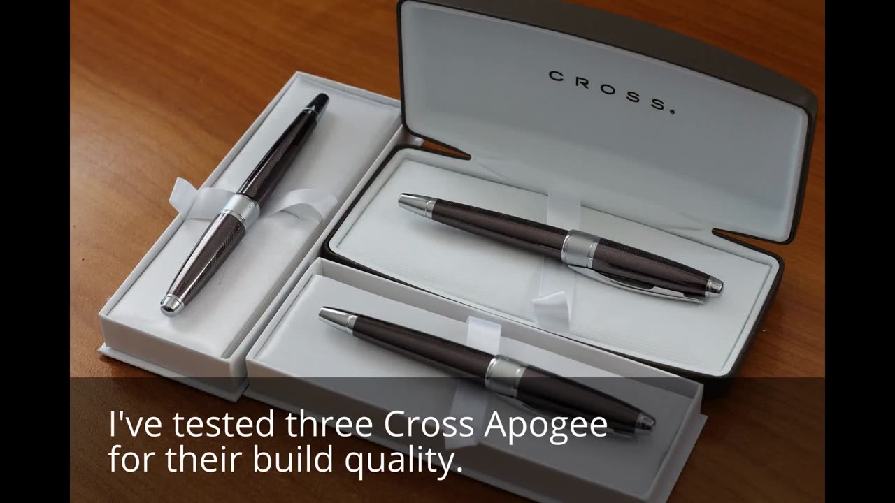 Cross Apogee "The Singing Nib" Review